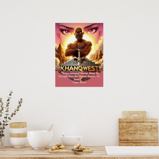 Khanqwest - Zijn liefde Poster (Keuken)