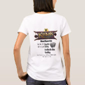 Khan's Gym MMA meisjes shirt (Achterkant)