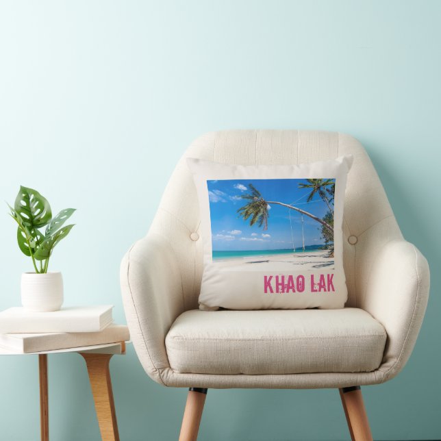 Khao Lak Phang-Nga Thailand Beach Panorama Holiday Kussen (Stoel)