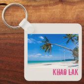 Khao Lak Phang-Nga Thailand Beach Panorama Holiday Sleutelhanger (Voorkant)