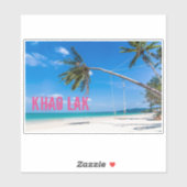 Khao Lak Phang-Nga Thailand Beach Panorama Holiday Sticker (Vel)