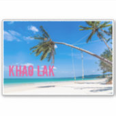 Khao Lak Phang-Nga Thailand Beach Panorama Holiday Sticker (Voorkant)