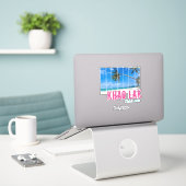 Khao Lak Phang-Nga Thailand Beach Souvenir Sticker (Laptop op bureau)