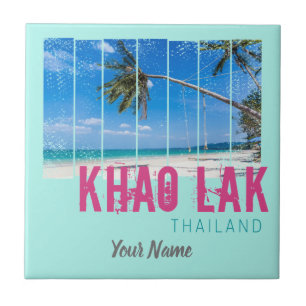 Khao Lak Phang-Nga Thailand  Beach Souvenir Tegeltje