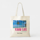 Khao Lak Phang-Nga Thailand  Beach Souvenir Tote Bag (Achterkant)