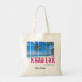 Khao Lak Phang-Nga Thailand  Beach Souvenir Tote Bag (Voorkant)