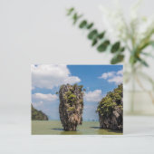Khao Phing Kan rock Island Phuket in Thailand gift Feestdagenkaart (Staand voorkant)