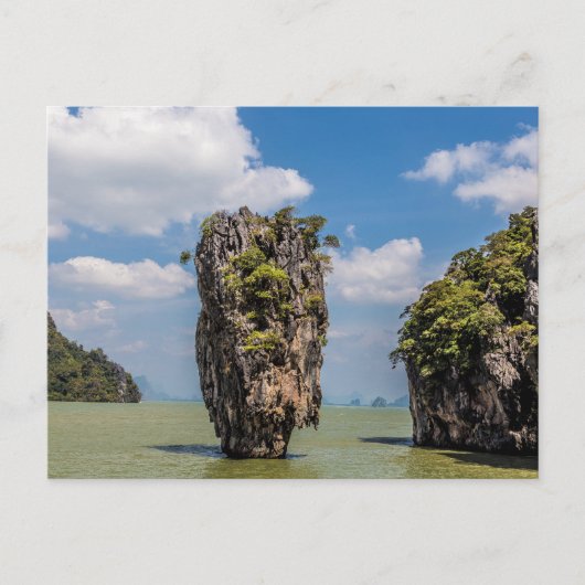 Khao Phing Kan rock Island Phuket in Thailand gift Feestdagenkaart (Voorkant)