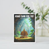 Khao Sam Roi Yot Phraya Nakhon Cave Thailand Briefkaart (Staand voorkant)