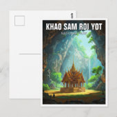 Khao Sam Roi Yot Phraya Nakhon Cave Thailand Briefkaart (Voorkant / Achterkant)