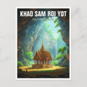 Khao Sam Roi Yot Phraya Nakhon Cave Thailand Briefkaart (Voorkant)