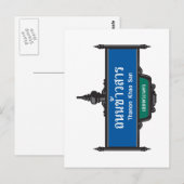 Khao San Road Sign, Bangkok, Thailand Briefkaart (Voorkant / Achterkant)