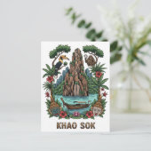 Khao Sok National Park Thailand Briefkaart (Staand voorkant)