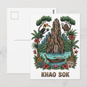 Khao Sok National Park Thailand Briefkaart (Voorkant / Achterkant)