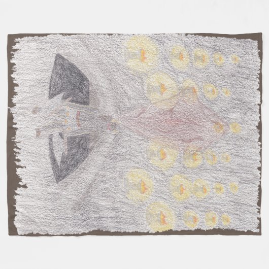 Khaos Crystal Fleece Deken (Voorkant (Horizontaal))