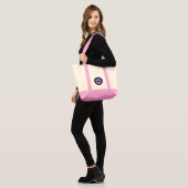 Kharg Eiland Huizen Iran Vaporwave Roze Boodschapp Tote Bag (Voorkant (model))
