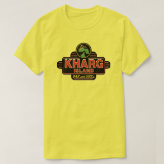 Kharg Island Bar and Grill Iran Gele T-shirt