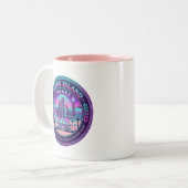 Kharg Island Homes Iran Vaporwave Mok (Voorkant links)