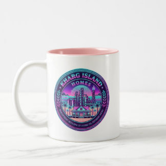 Kharg Island Homes Iran Vaporwave Mok