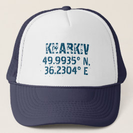 Kharkiv - Oekraïne - Breedtegraad & lengtegraad -  Trucker Pet