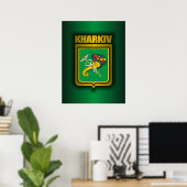 "Kharkiv Steel"-Posters en -Prints Poster (Thuiskantoor)