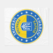 Kharkiv Ukraine Fleece Deken (Voorkant (Horizontaal))