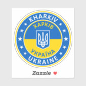 Kharkiv Ukraine Sticker (Vel)