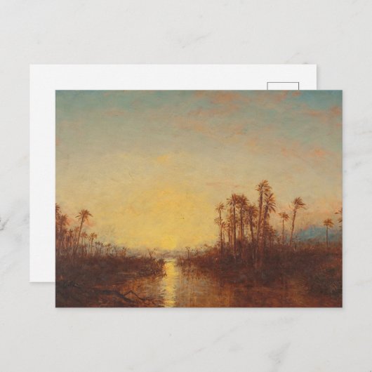 Khartoem, Coucher de Soleil – Félix Ziem Briefkaart (Voorkant / Achterkant)
