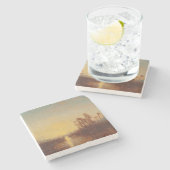 Khartoem, Coucher de Soleil – Félix Ziem Stenen Onderzetter (Zijkant)