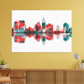 Khartoem Sudan Skyline Canvas Afdruk (Insitu (Woonkamer))