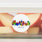 Khartoem Sudan Skyline Labels (Aangebracht)