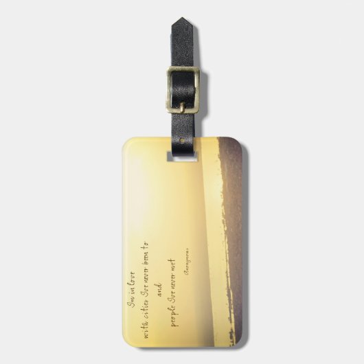 Khartoem Wanderlust Bagagelabel (Voorkant verticaal)