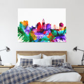 Khartoum Skyline Canvas Afdruk (Insitu (Slaapkamer))