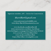 KHarvill ART-Visitekaartjes Visitekaartje (Achterkant)