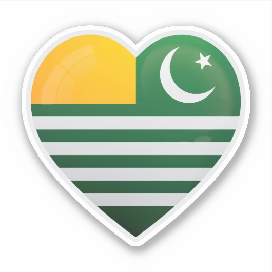 Khasmir Liefde Icon Sticker (Voorkant)