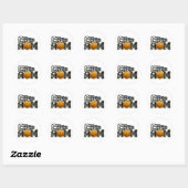 Kheer Mam (basketbal) Ronde Sticker (Vel)