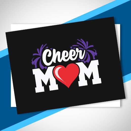 Kheer Mam - Hoge School Cheerleader - Cheerlead Briefkaart