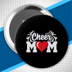 Kheer Mam - Hoge School Cheerleader - Cheerlead Ronde Button 4,0 Cm