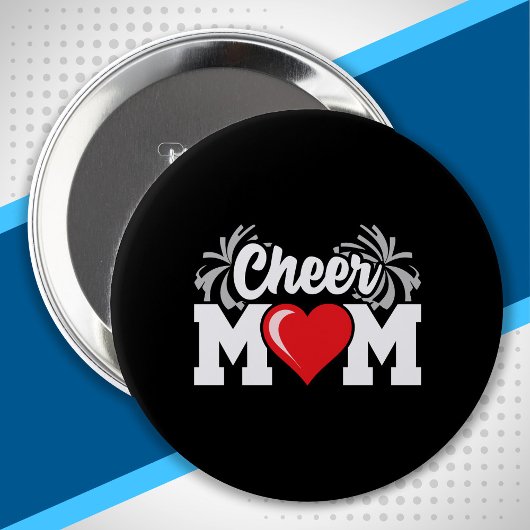 Kheer Mam - Hoge School Cheerleader - Cheerlead Ronde Button 4,0 Cm