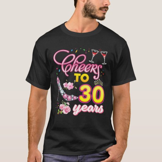 Kheer tot 30 jaar oude wijn 30e verjaardag Diamond T-shirt (Voorkant)