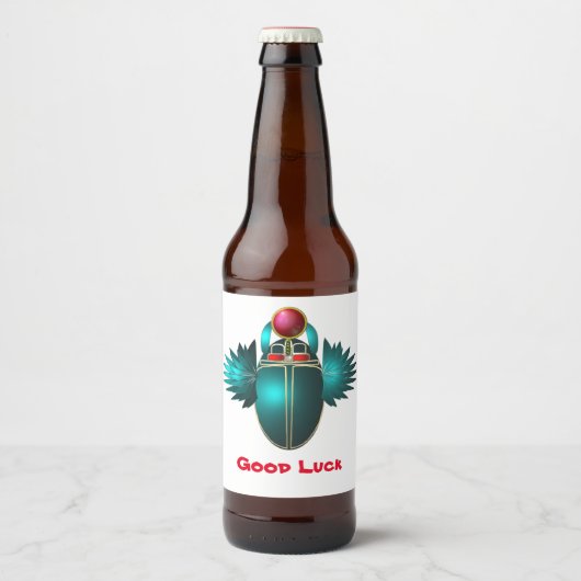 Kherpi God van de Rising Sun, de sjaalkever. Bier Etiket (Voorkant)