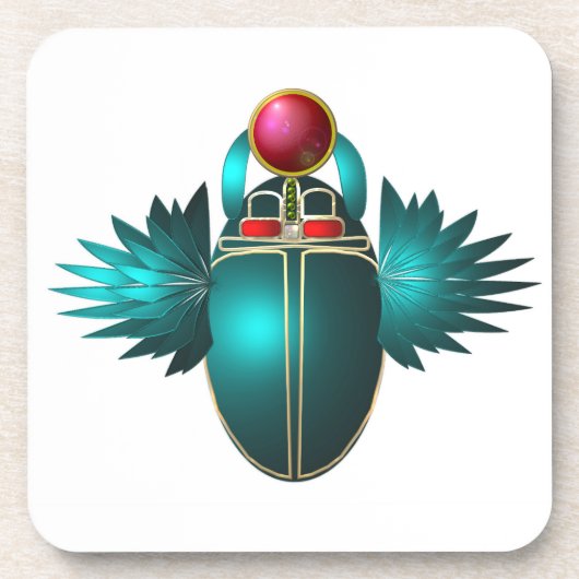 Kherpi God van de Rising Sun, de sjaalkever. Bier Onderzetter (Voorkant)