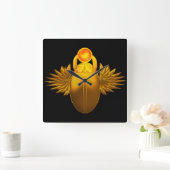 Kherpi God van de Rising Sun, de sjaalkever. Vierkante Klok (Huis)