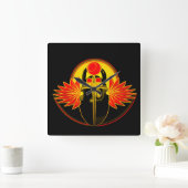 Kherpi God van de Zon, de sjaalkever. Vierkante Klok (Huis)