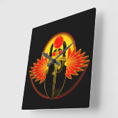 Kherpi God van de Zon, de sjaalkever. Vierkante Klok (Hoek)