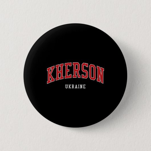 Kherson Oekraïne Hoge School Universiteit Stijl Ronde Button 5,7 Cm (Voorkant)