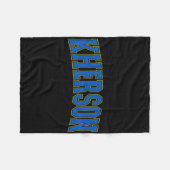 Kherson Ukraine Lovers Patriotic Proud Ukrainian K Fleece Deken (Voorkant (Horizontaal))