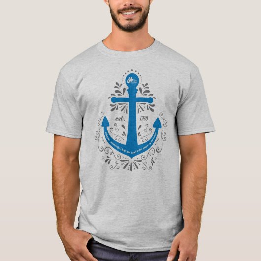 KHH Anchor Light Grey Tshirt (Voorkant)