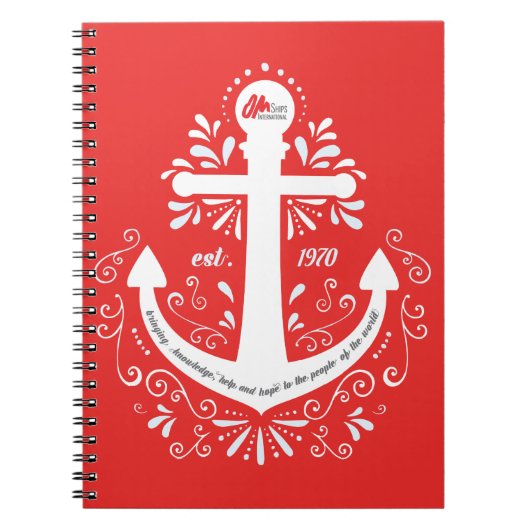 KHH Anchor Red-laptop Notitieboek (Voorkant)