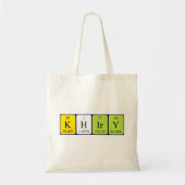 Khiry periodieke table name canvas tas (Voorkant)